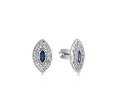 Blue Seas sapphire earrings