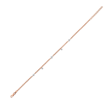 Diamond Stone Gold Anklet -Cheery