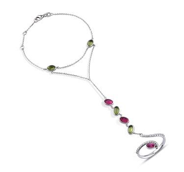 Pırlanta Taşlı,Çok Renkli Altın Yüzük Şahmeran - Dimension