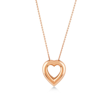 Heart Mini Gold Necklace - Goldie Mini Lover