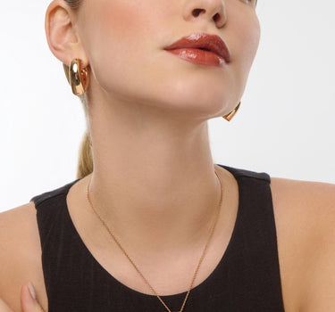 Heart Mini Gold Necklace - Goldie Mini Lover