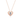 Geometric Heart Gold Necklace with Diamond Stone - Lover Collection
