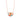 Gold Necklace with Coral, Turquoise, Diamond and Citrine Stones - Blooming Lotus