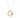 Letter C, Diamond Stone and Large Evil Eye Beaded Gold Necklace - Me Collection