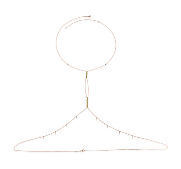 Pırlanta ve Yeşil Peridot Taşlı Altın Vücut Mücevheri - Splendid Green Peridot