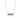Burgundy Color, Diamond Stone Gold Necklace - Stamp